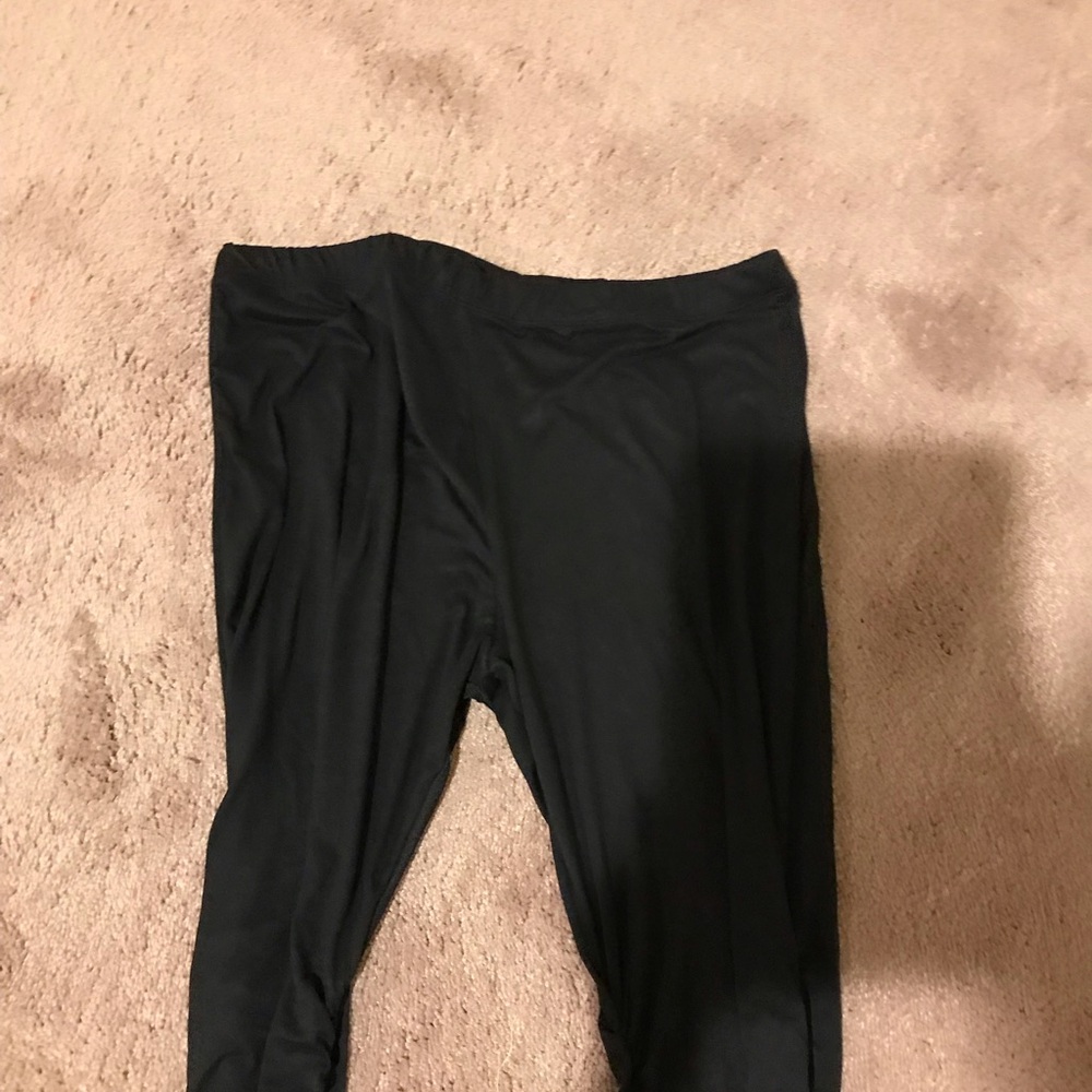 Black Ruched Leggings